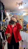 کت کتان بارونی اسپورت رنگبندی :قرمز.سفید.صورتی سایز بندی دارد چرم- وارداتی