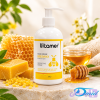 کرم نرم کننده و آبرسان دست ویتامر (VITAMER) مدل BEESVAX حجم ۲۵۰ گرم