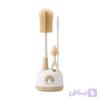 ست شیشه شور سیلیکونی استنددار 3 تکه مدل CMS0337