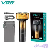 ماشین اصلاح صورت صفر زن وی جی آر مدل VGR V-389 شارژی
