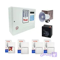 پک اقتصادی دزدگیر اماکن پایرونیکس سیم کارتی و خط ثابت مدل P-70 PYRONIX FUTALL