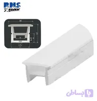 پروفیل سیلیکونی توکار 12×12 لبه دار