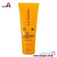 کرم ضد آفتاب و ضدلک بی رنگ پوست های چرب و مستعد آکنه SPF30 لافارر