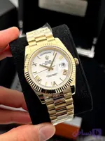 ساعت مچی رولکس دی‌دیت | Rolex Day-Date | طلایی صفحه سفید