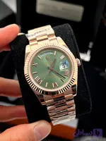ساعت مچی رولکس دی‌دیت | Rolex Day-Date | رزگلدصفحه سبز