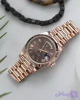 ساعت مچی رولکس دی‌دیت | Rolex Day-Date | رزگلد صفحه شکلاتی