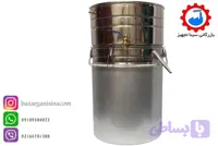 دستگاه عرق گیری یا گلاب گیری سایز 4 ( 40 لیتری اسمی ) لوله کوتاه