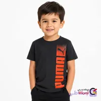 تیشرت پوما بچگانه اسپرت مشکی سایز 4 سال