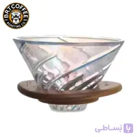 v60 پیرکس با پایه چوبی هفت رنگ برند Muvna
