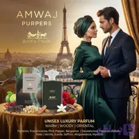 عطر ادکلن زنانه مردانه آمواج پورپوس جسیکا توین فرانسه مدل آمواج پورپرس (jessica twain Amwaj purpers) حجم 100 میل