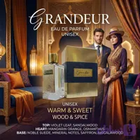 عطر ادکلن زنانه مردانه آنتونی بارووا گنیمید فراگرنس ورد مدل گرندر (Fragrance World Grandeur) حجم 80 میل