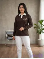 پولو شرت آستین بلند زنانه دورس (GAP