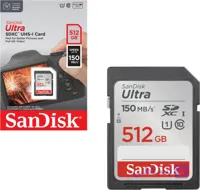 کارت حافظه 512گیگ اس دی سندیسک مدل SanDisk 512GB Ultra SDXC UHS-I 150MB/s
