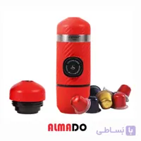 قهوه ساز کپسولی قرمز برند استارسو starsoo(کپسول کافی دو کاره)