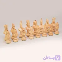 مهره شطرنج شهریار چوبی مدل مومیایی