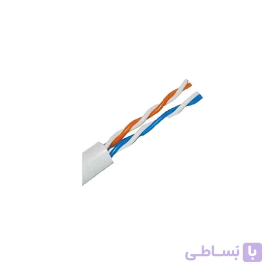 کابل دوزوج تلفنی متری