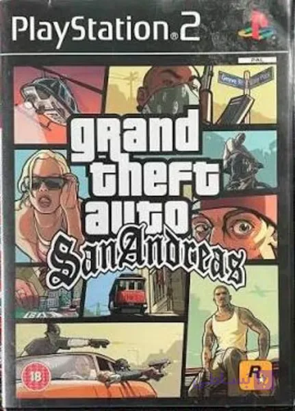 بازی اورجینال GRAND SAN ANDREAS برای PS2 کارکرده