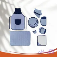 سرویس پارچه ای آشپزخانه طرح لبخند 15 تکه