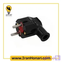 دوشاخه خانگی مشکی استاندارد پارت الکتریک کد 5519