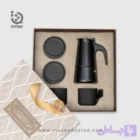 نیم ست قهوه مشکی