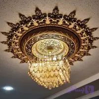 دورلوستری گل سقفی دایره ۷۵ ( کد ۳۸۸ ) با ‘گل تابان دور