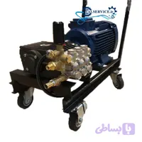 کارواش صنعتی سه فاز 200 بار کوبله شده با موتوژن (اینتر پمپ)