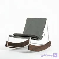 راکینگ چیر چوب و فلز مدل نومد
