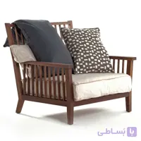 مبل تکنفره چوبی ماچیلو