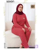 بلوز و شلوار بیگ سایز زنانه sexen کد 40954 - سکسن