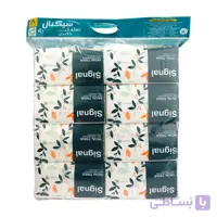 دستمال کاغذی مدل اقتصادی 250 برگ دولایه سیگنال