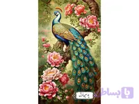 نخ و نقشه تابلو فرش طرح طاووس – کد NH3597