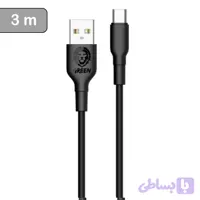 کابل شارژ USB-A به Type-C گرین لاین طول 3 متر و 3 آمپر (GNCTYC2BK)
