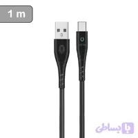 کابل شارژ LED دار USB-A به Type-C گرین لاین طول 1 متر (GNCCUATYC1MBK)