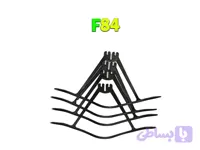 ست محافظ پره کوادکوپتر f84