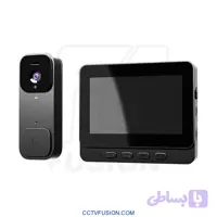 دربازکن تصویری بی‌سیم اسمارت گیت مدل X7 | مانیتور ۴.۳ اینچی قابل حمل، اتصال ۲.۴ گیگاهرتز بدون نیاز به WiFi، مکالمه دوطرفه، شارژ Type-C