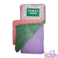 دستمال پولیشی آشپزخانه TOWEL مدل زنبوری بسته 3 عددی