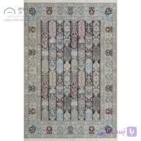 فرش نایین نقشه محرمات دستباف الوان ۶ لا گل ابریشم – ۶ متری کد D28193