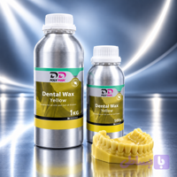 رزین پرینتر سه بعدی مدل دنتال وکس زرد dental wax yellow ( ریخته گری طلا )
