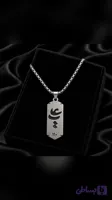 گردنبند یاعلی 110 استیل رنگ ثابت | پلاک نوشته یاعلی 110