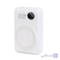 پاوربانک بی‌ سیم 22.5 وات امگا مدل PB2002 ظرفیت 20000
