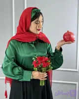 شومیز ساتن (کد F1D2F)