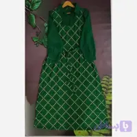 پیراهن بلند زنانه ماهرو خنک مجلسی آستیندار