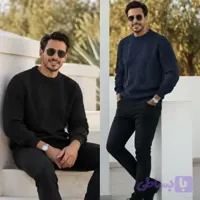 بافت مردانه ساشا جنس بافت دوبل فری سایز رنگ بندی متنوع