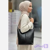 کیف زنانه چرم طبیعی گاوی تبریز مدل آناهیتا - احسان موری شیریانی