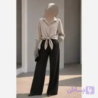 شومیز تترون مانتویی قد 75 مدل پینترستی