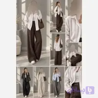 شومیز راه راه جنس بوگاتی قد 75