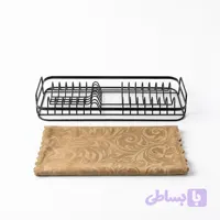 نمگیر با استند فلزی ظرفشویی رومیزی جذب آب بالا