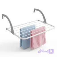 بند رخت شوفاژی و بالکنی مدل تاشو فلزی