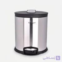 سطل زباله یونیک مدل استیل 14 لیتر کد 4450