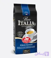 دان قهوه ساکوئلا مدل Saquella Bar Italia Gran Gusto (1 کیلوگرم)